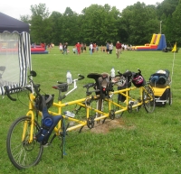 Our Quint bicycle at the Blast